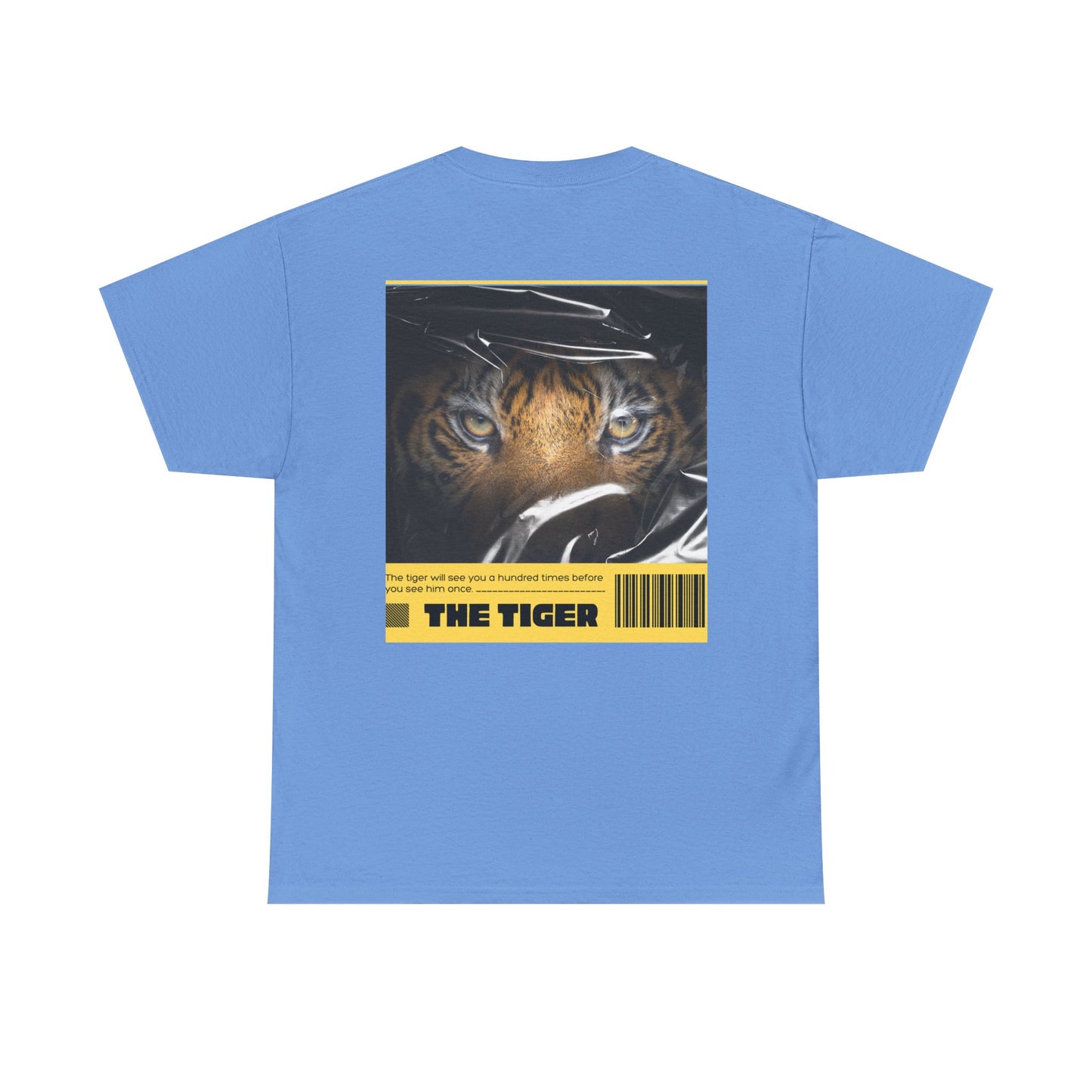 Fierce Tiger Graphic Tee, Unisex Cotton T-Shirt, Animal Lover Shirt, Wildlife Tee, Nature Enthusiast Gift