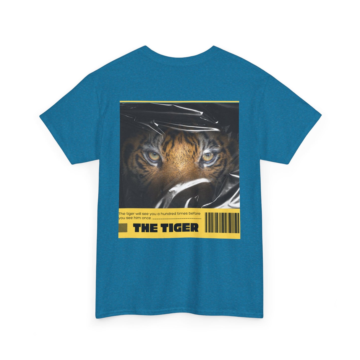 Fierce Tiger Graphic Tee, Unisex Cotton T-Shirt, Animal Lover Shirt, Wildlife Tee, Nature Enthusiast Gift