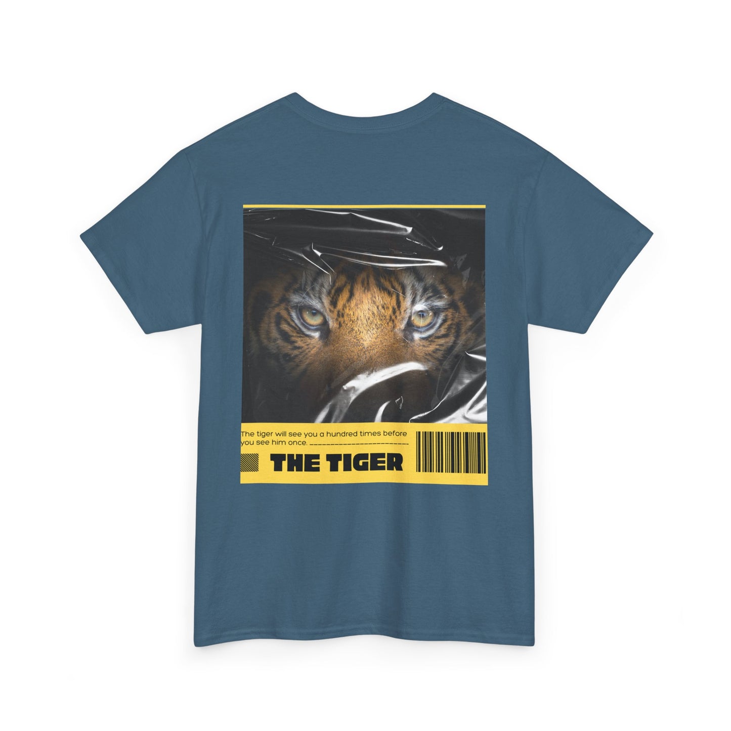 Fierce Tiger Graphic Tee, Unisex Cotton T-Shirt, Animal Lover Shirt, Wildlife Tee, Nature Enthusiast Gift