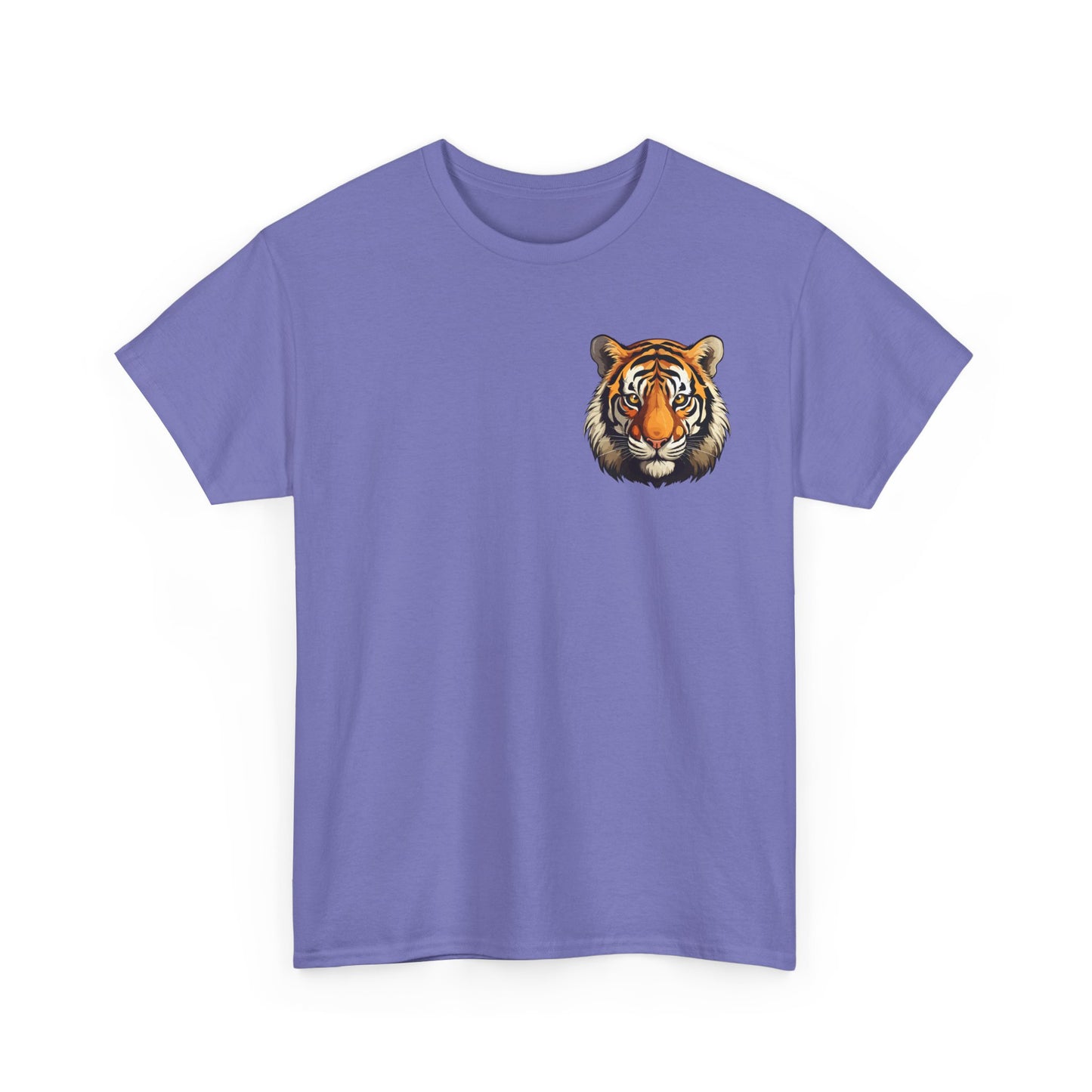 Fierce Tiger Graphic Tee, Unisex Cotton T-Shirt, Animal Lover Shirt, Wildlife Tee, Nature Enthusiast Gift