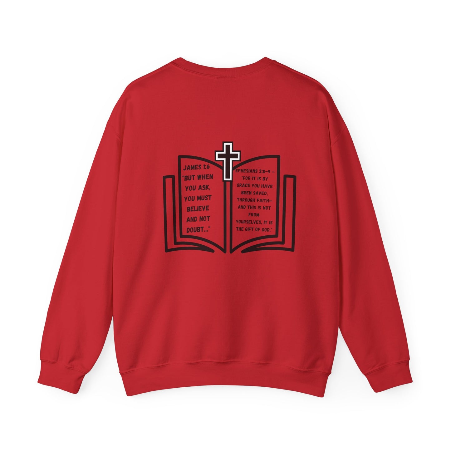 Faith-Inspired Unisex Crewneck Sweatshirt, Inspirational Sweatshirt, Religious Gift, Christian Apparel, Scripture Quote Sweatshirt, [...]