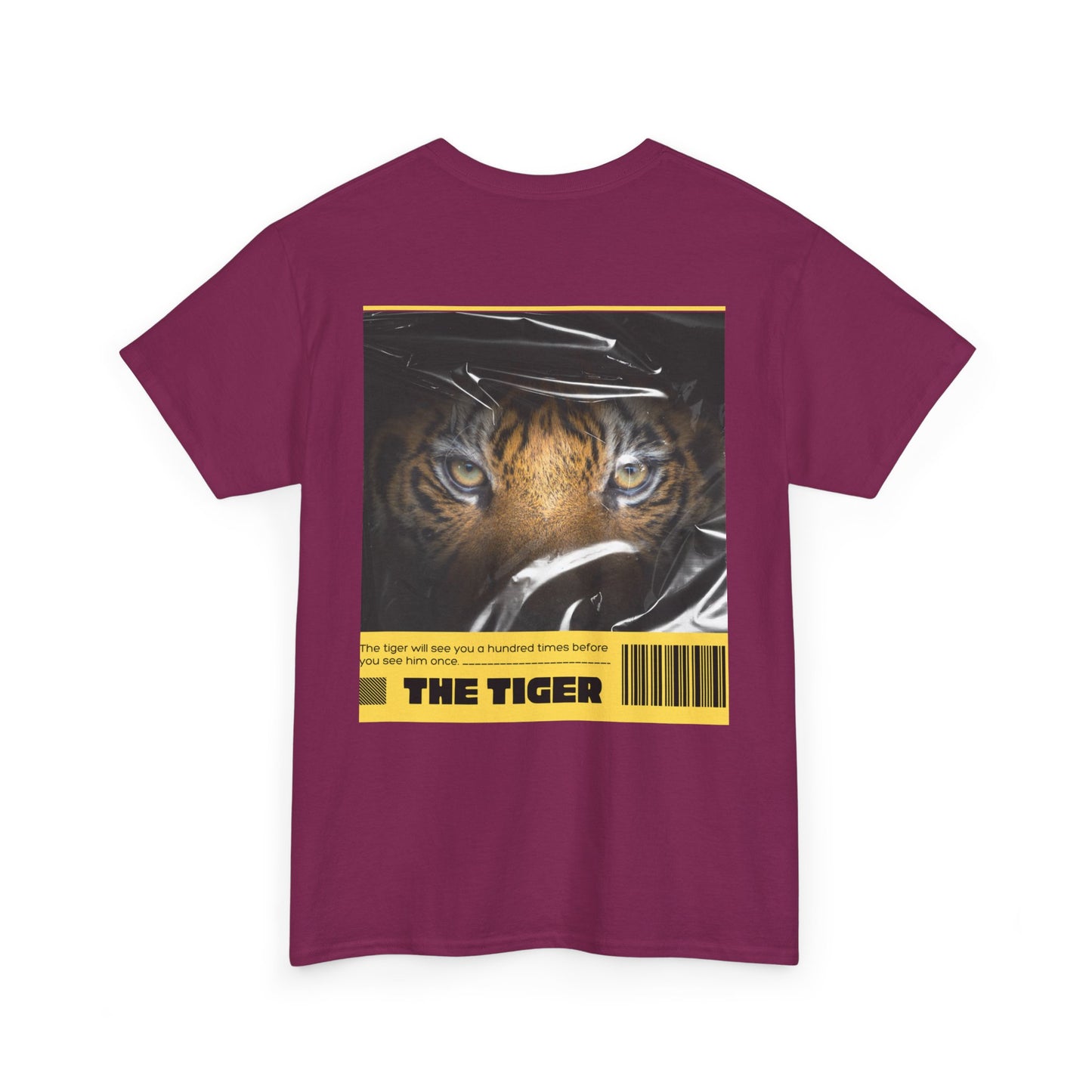 Fierce Tiger Graphic Tee, Unisex Cotton T-Shirt, Animal Lover Shirt, Wildlife Tee, Nature Enthusiast Gift