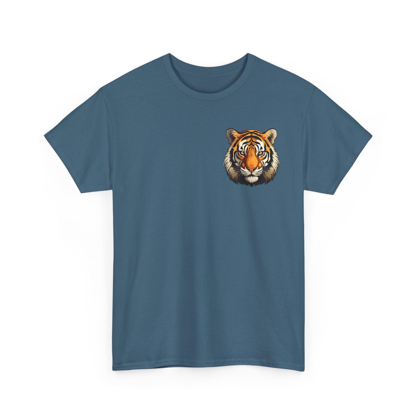 Fierce Tiger Graphic Tee, Unisex Cotton T-Shirt, Animal Lover Shirt, Wildlife Tee, Nature Enthusiast Gift