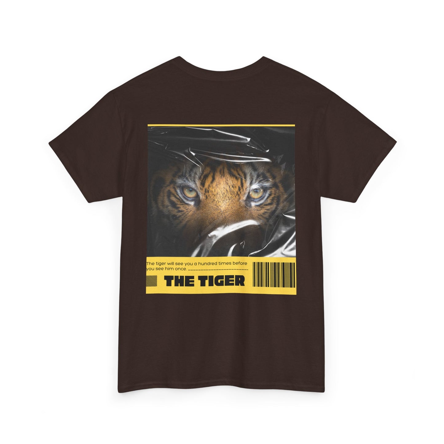 Fierce Tiger Graphic Tee, Unisex Cotton T-Shirt, Animal Lover Shirt, Wildlife Tee, Nature Enthusiast Gift