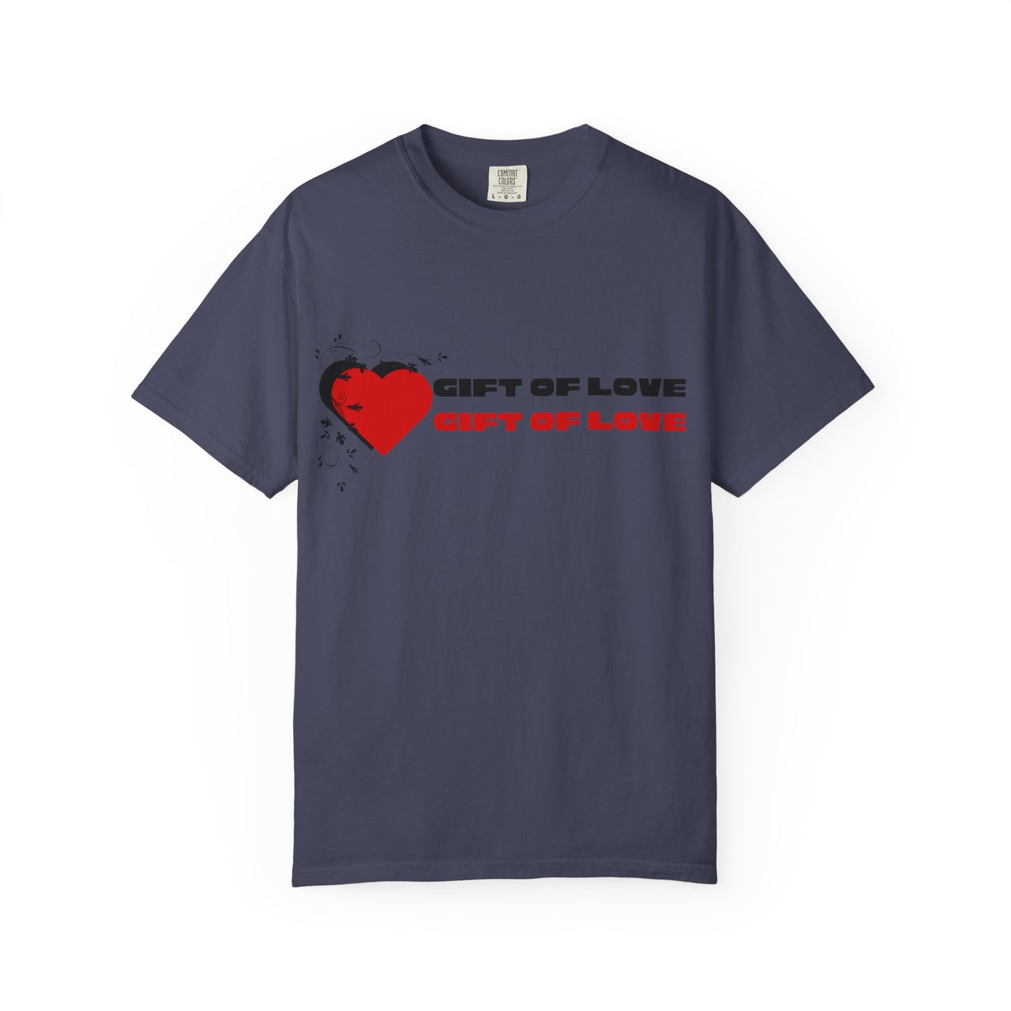 Unisex Gift of Love T-Shirt, Casual Love Tee, Heart Graphic Shirt, Valentine's Day Gift, Anniversary Apparel, Heart Print Top