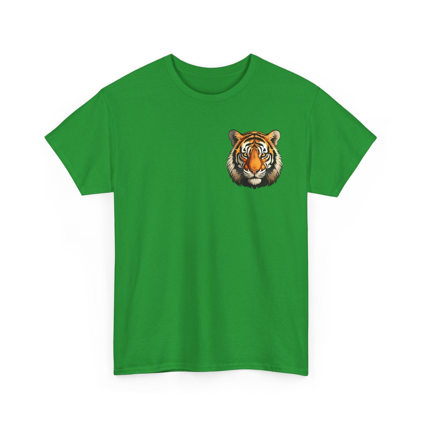Fierce Tiger Graphic Tee, Unisex Cotton T-Shirt, Animal Lover Shirt, Wildlife Tee, Nature Enthusiast Gift