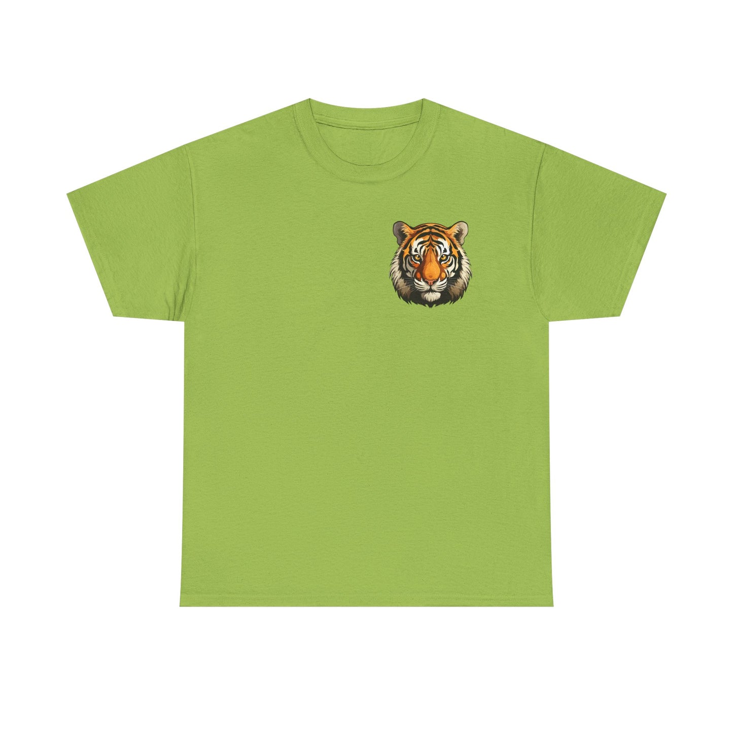 Fierce Tiger Graphic Tee, Unisex Cotton T-Shirt, Animal Lover Shirt, Wildlife Tee, Nature Enthusiast Gift