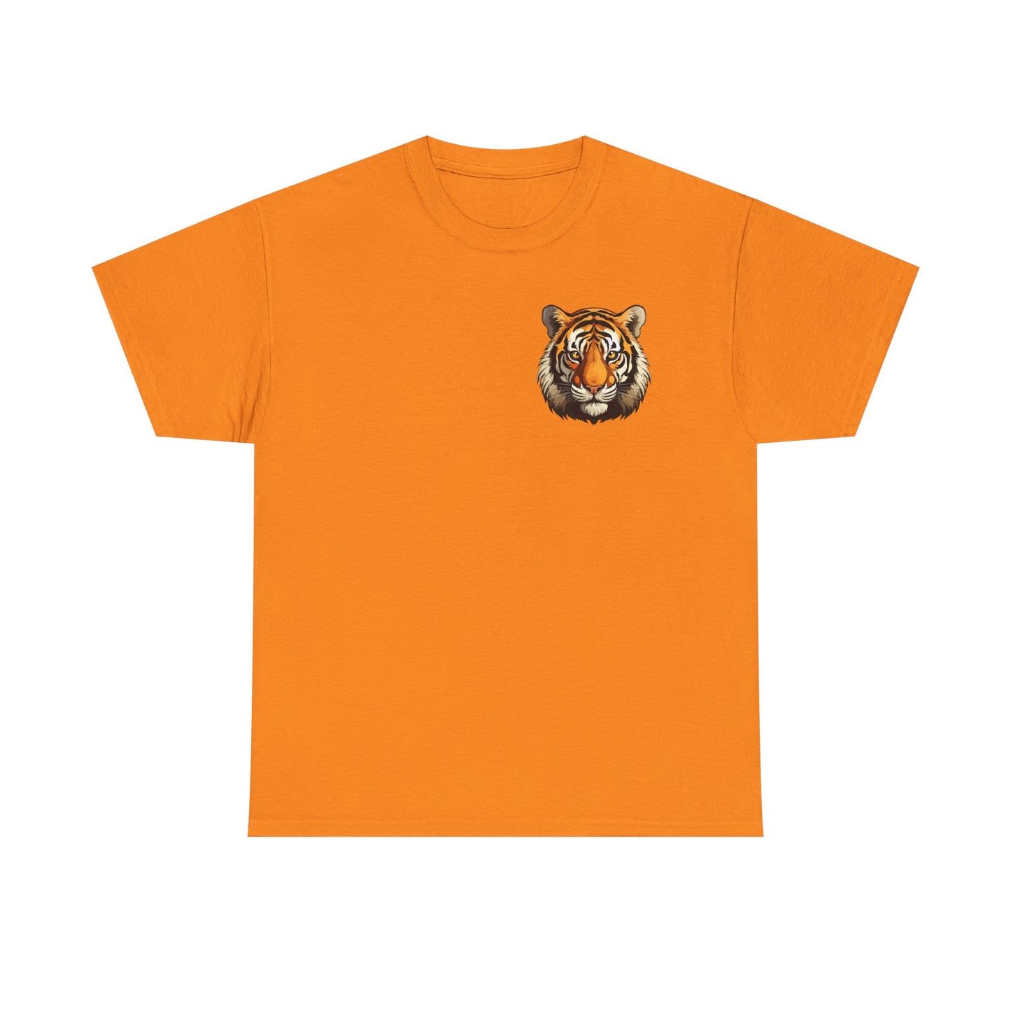 Fierce Tiger Graphic Tee, Unisex Cotton T-Shirt, Animal Lover Shirt, Wildlife Tee, Nature Enthusiast Gift