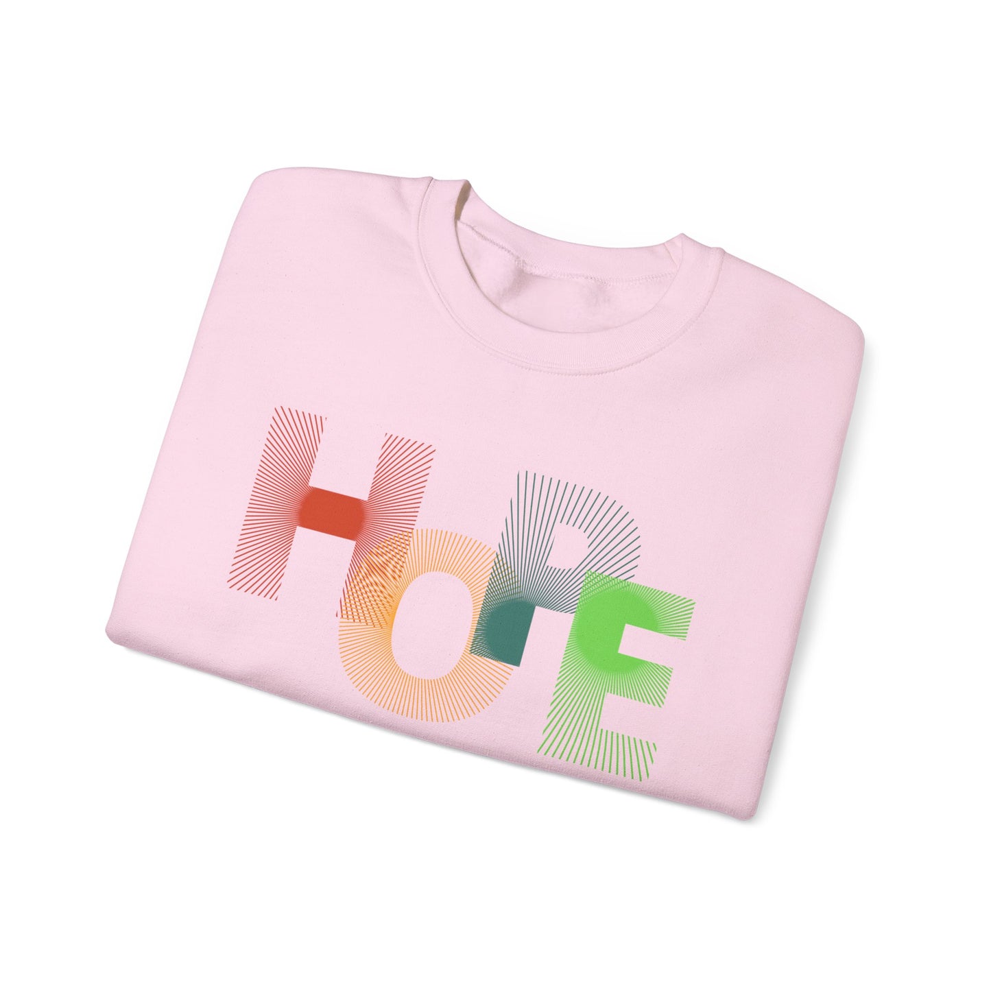 Unisex Hope Sweatshirt, Cozy Crewneck, Gift for Her/Him, Inspirational Apparel, Perfect for Spring