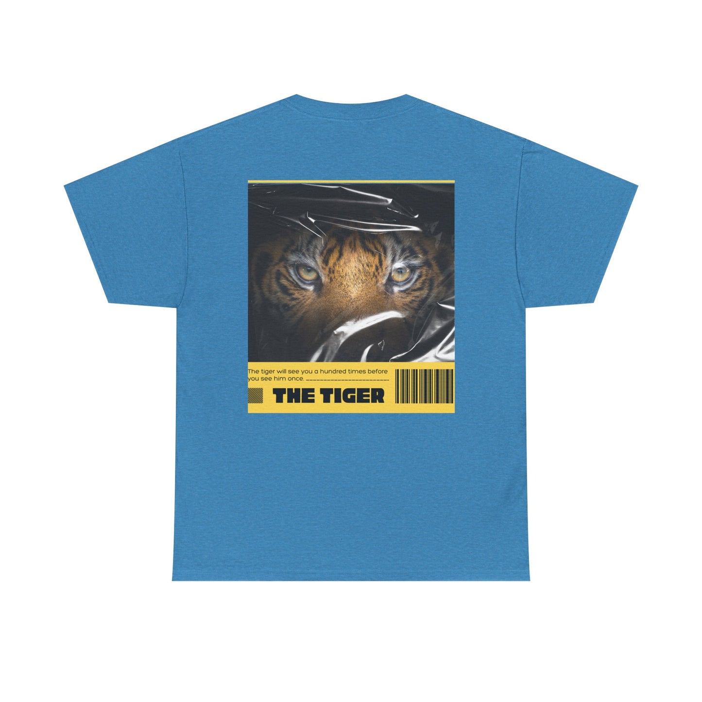 Fierce Tiger Graphic Tee, Unisex Cotton T-Shirt, Animal Lover Shirt, Wildlife Tee, Nature Enthusiast Gift