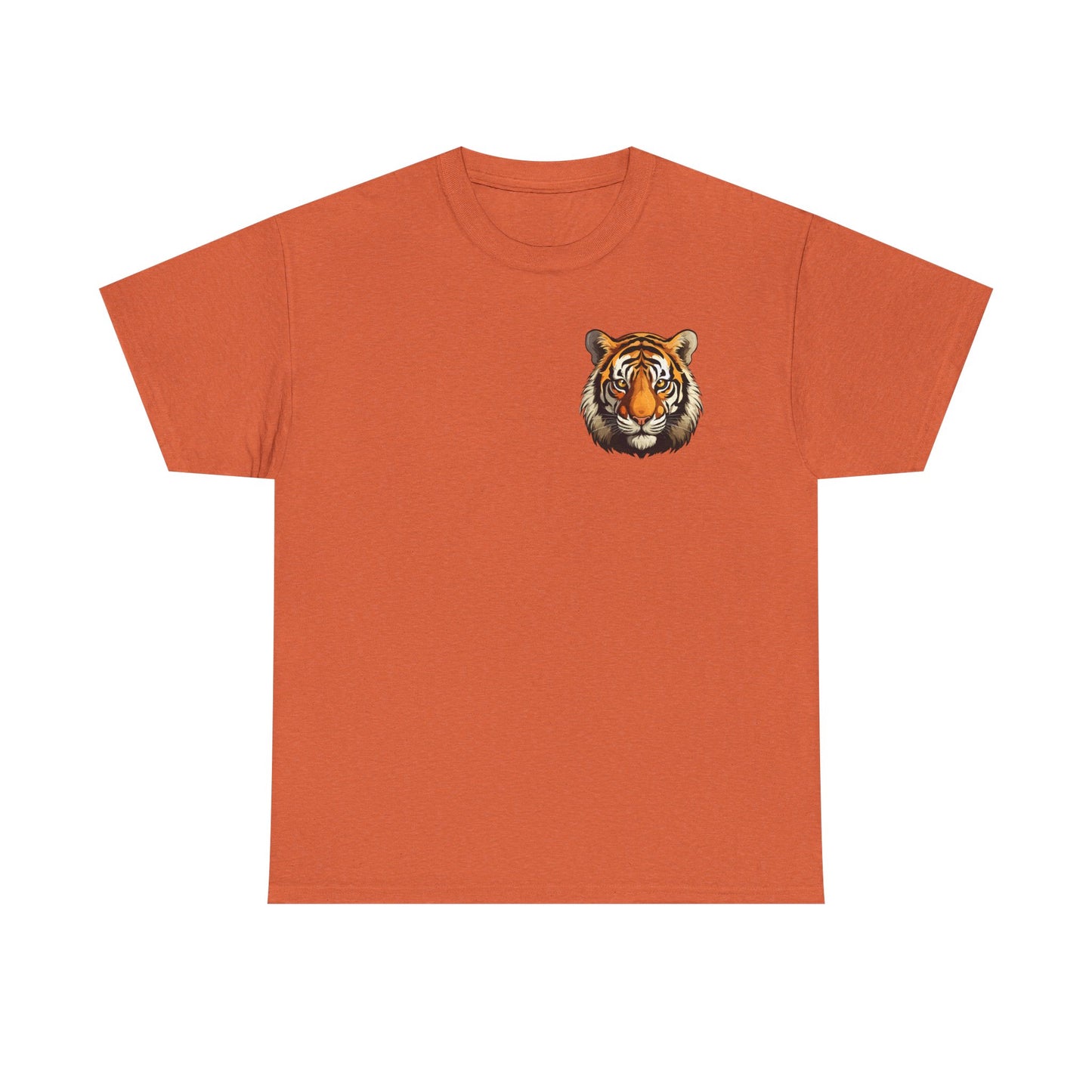 Fierce Tiger Graphic Tee, Unisex Cotton T-Shirt, Animal Lover Shirt, Wildlife Tee, Nature Enthusiast Gift
