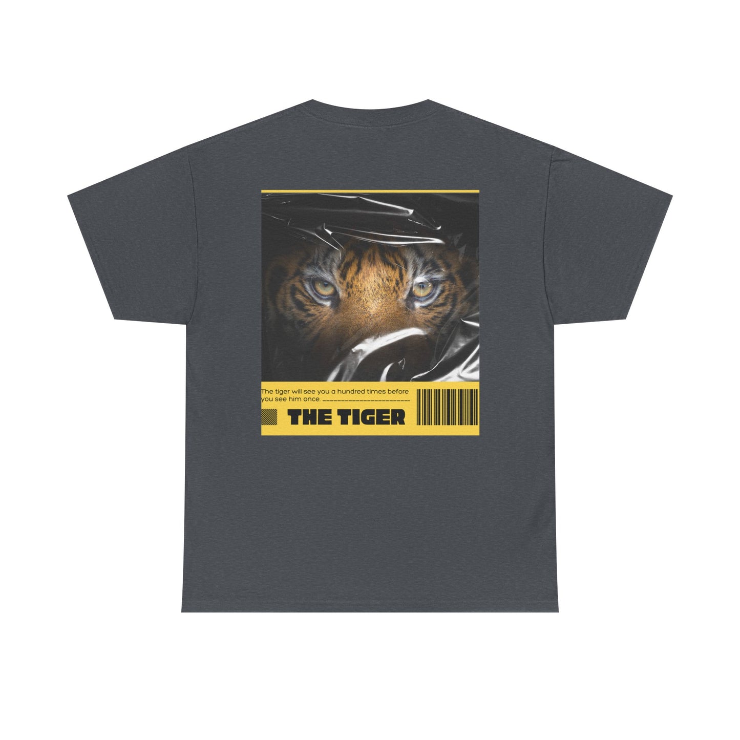 Fierce Tiger Graphic Tee, Unisex Cotton T-Shirt, Animal Lover Shirt, Wildlife Tee, Nature Enthusiast Gift