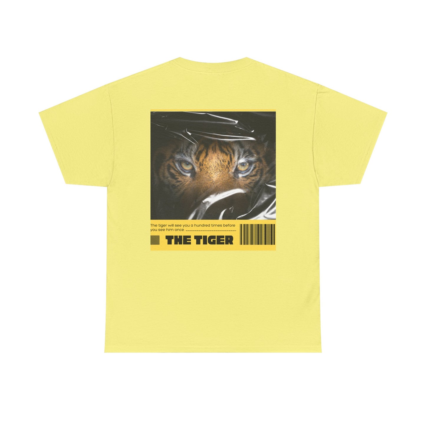 Fierce Tiger Graphic Tee, Unisex Cotton T-Shirt, Animal Lover Shirt, Wildlife Tee, Nature Enthusiast Gift