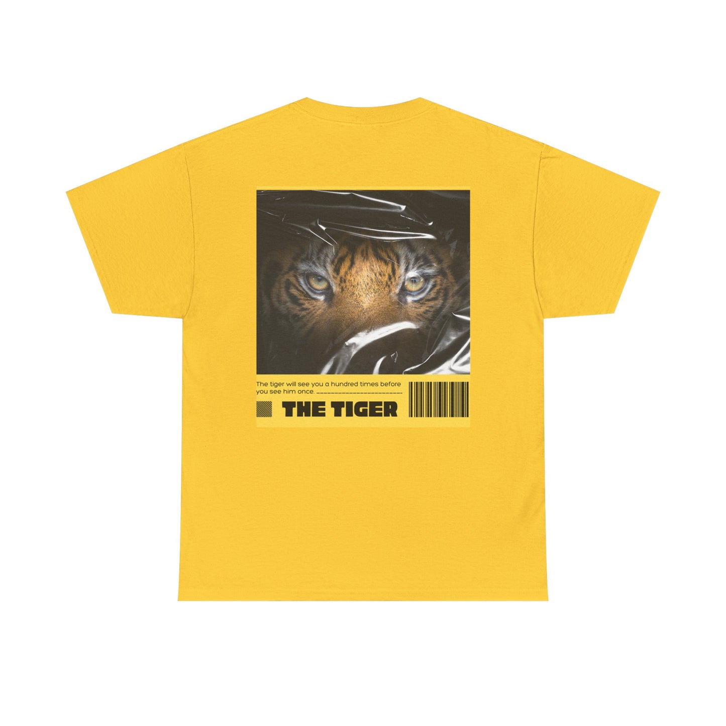 Fierce Tiger Graphic Tee, Unisex Cotton T-Shirt, Animal Lover Shirt, Wildlife Tee, Nature Enthusiast Gift