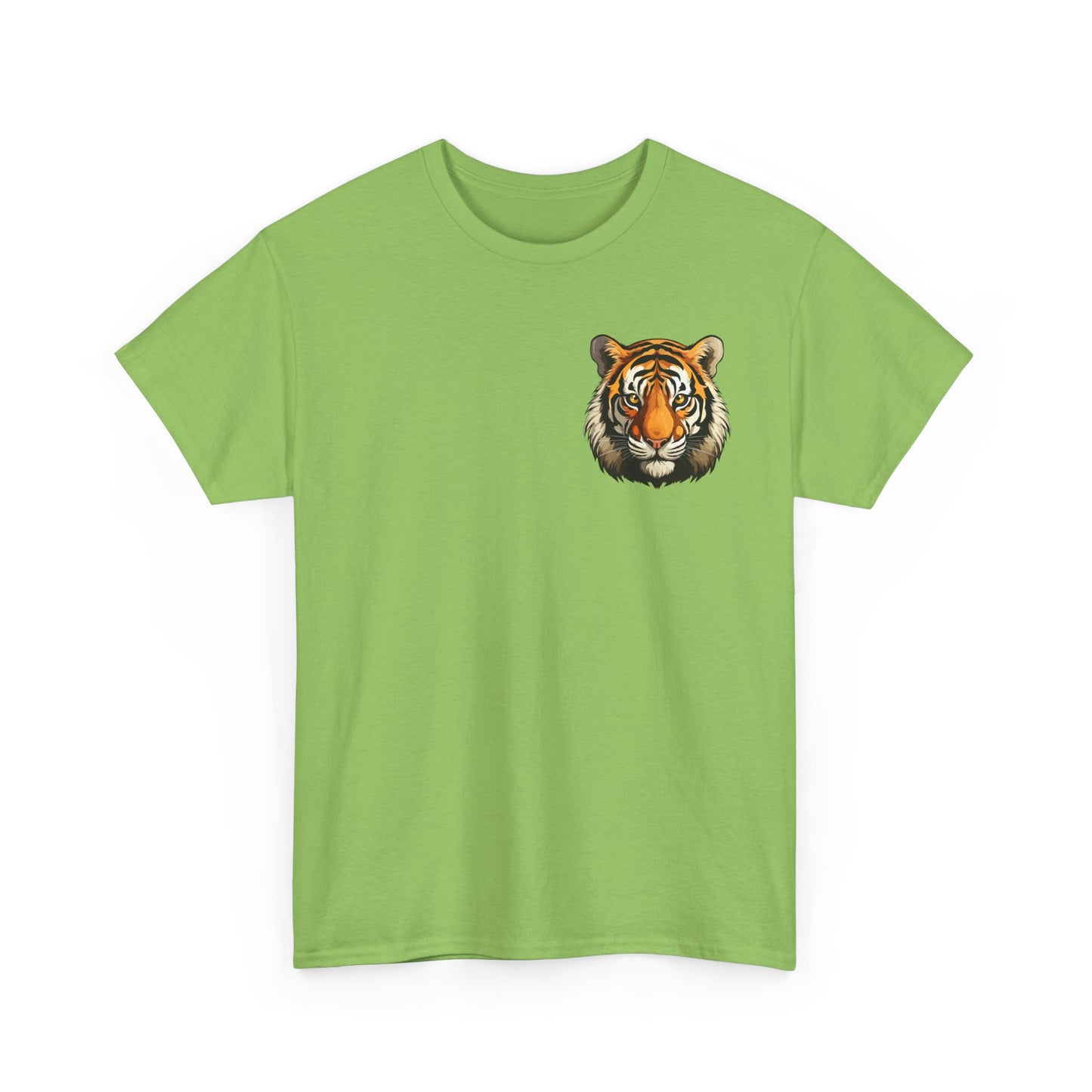 Fierce Tiger Graphic Tee, Unisex Cotton T-Shirt, Animal Lover Shirt, Wildlife Tee, Nature Enthusiast Gift