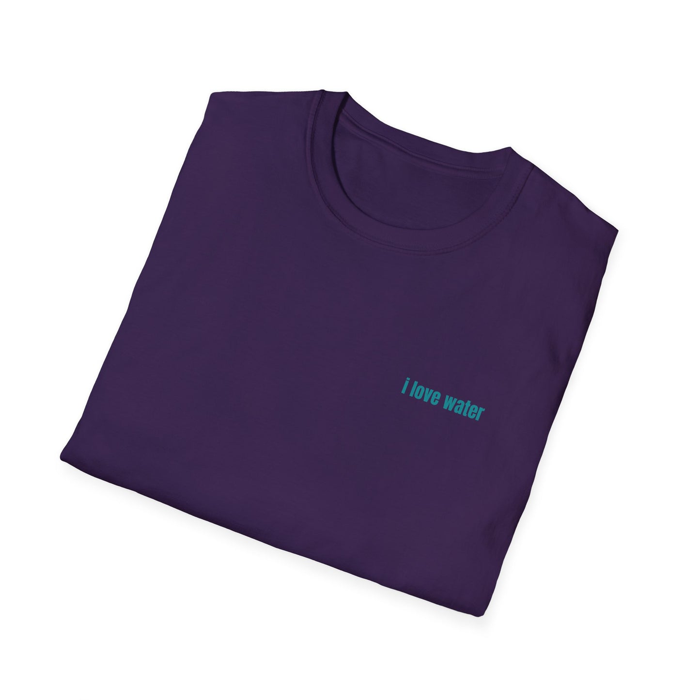 Water Wave Unisex Softstyle T-Shirt | Eco-Friendly, Casual Wear, Gift for Water Lovers, Summer Style, Nature Tees