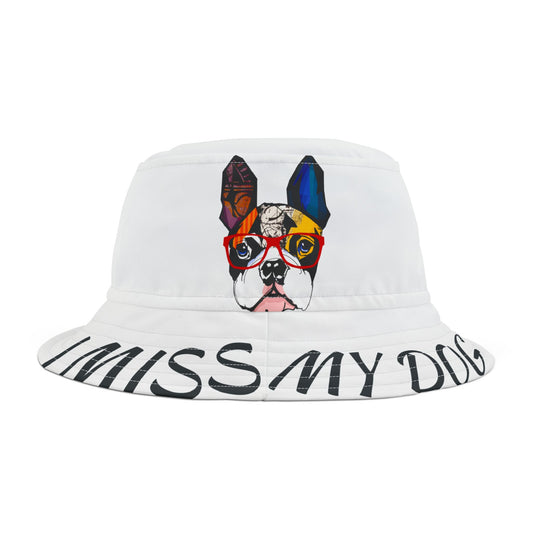 Colorful Dog Lover's Bucket Hat - I Miss My Dog AOP, Unique Pet Memorial Hat, Fashionable Dog Parent Accessory, Cute Summer Hat, Gift [...]