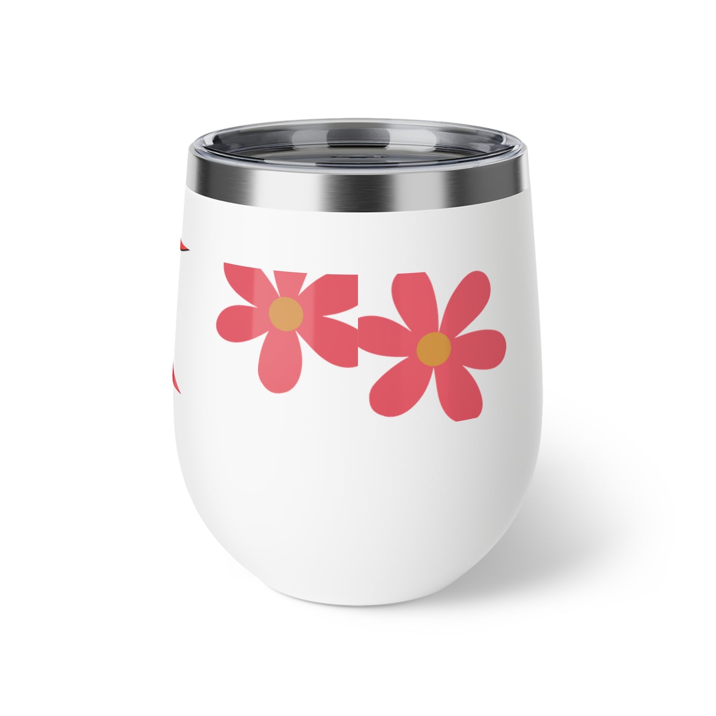 Cute Floral Insulated Cup - Perfect for Summer Picnics, Coffee Lovers, Gifts for Her, Beach Days, Outdoor Adventures