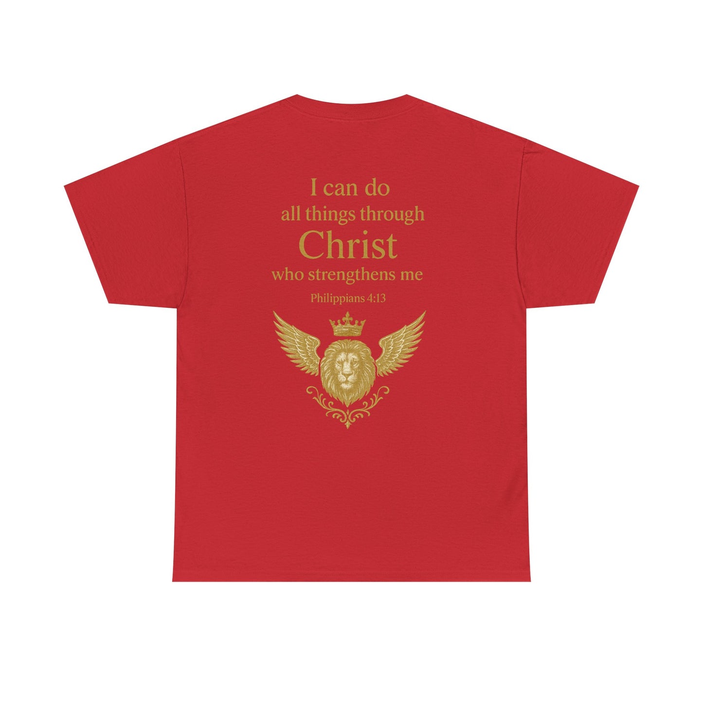 Inspirational Unisex T-Shirt - Spiritual Strength, Faith Apparel, Bible Verse Tee, Motivational Gift, Christian Wear