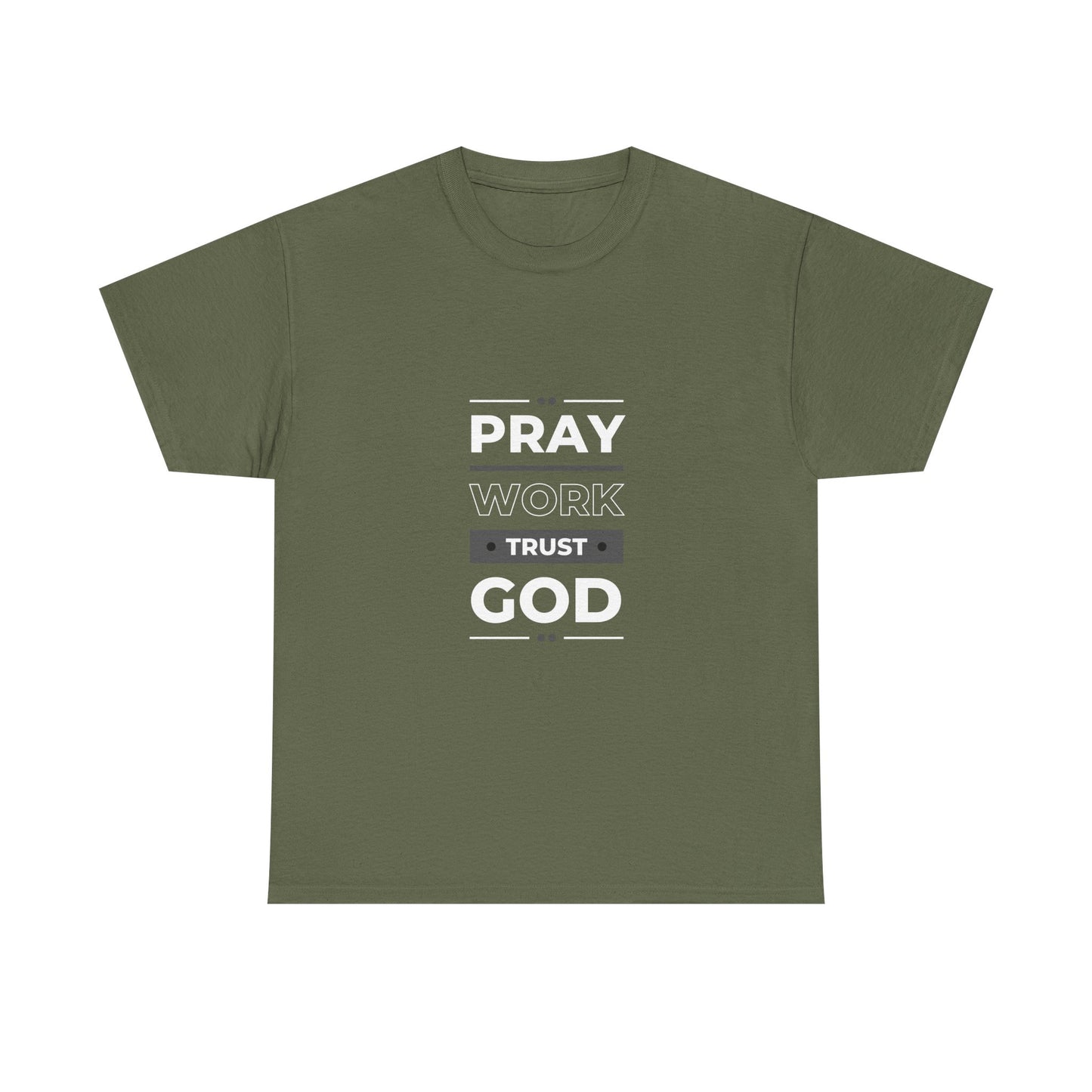 Inspirational Unisex Heavy Cotton Tee - Perfect for Faith, Motivation, Casual Wear, Gifts, Spirituality