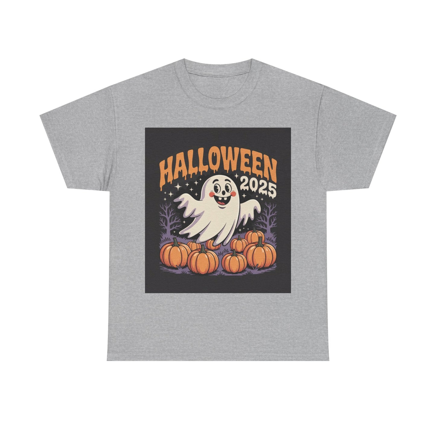 Halloween Ghost Unisex Tee - Celebrate with Style, Perfect for Parties, Fall Festivities, and Carving Pumpkins