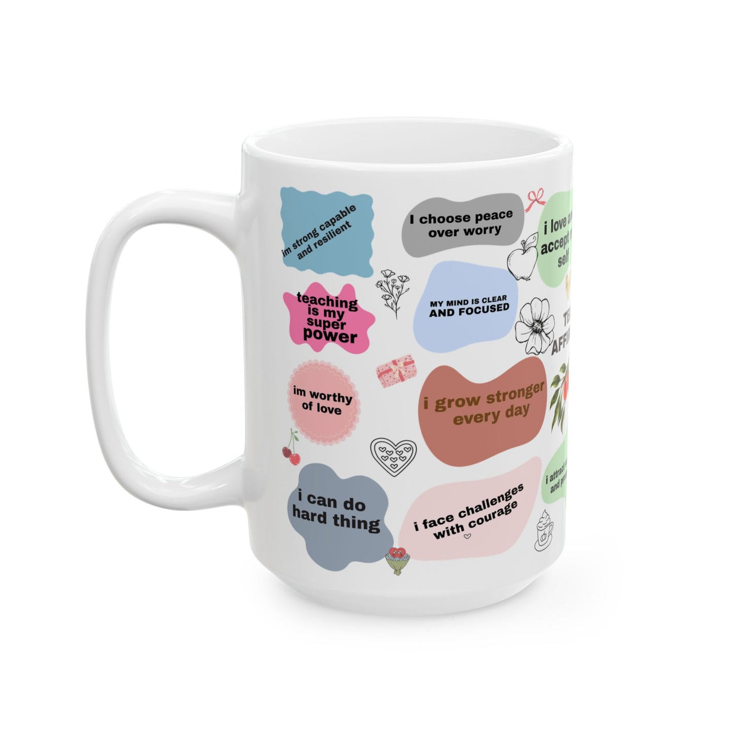 Motivational Affirmation Ceramic Mug, Inspirational Coffee Cup for Teachers, Daily Encouragement Gift, Self-Care and Positivity Mug, [...]