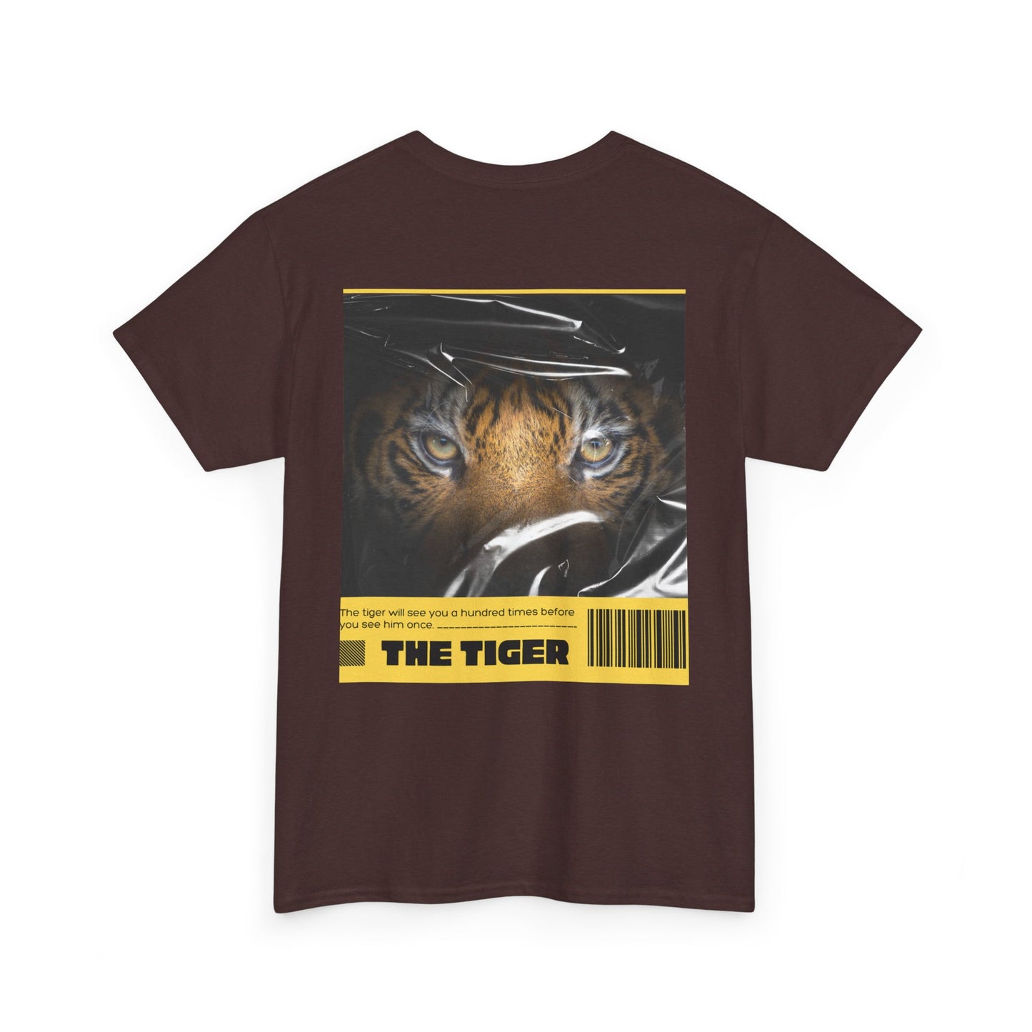 Fierce Tiger Graphic Tee, Unisex Cotton T-Shirt, Animal Lover Shirt, Wildlife Tee, Nature Enthusiast Gift