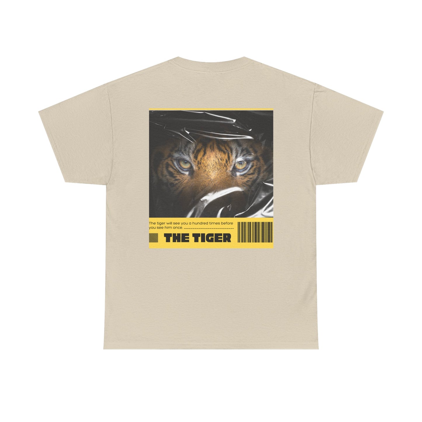 Fierce Tiger Graphic Tee, Unisex Cotton T-Shirt, Animal Lover Shirt, Wildlife Tee, Nature Enthusiast Gift