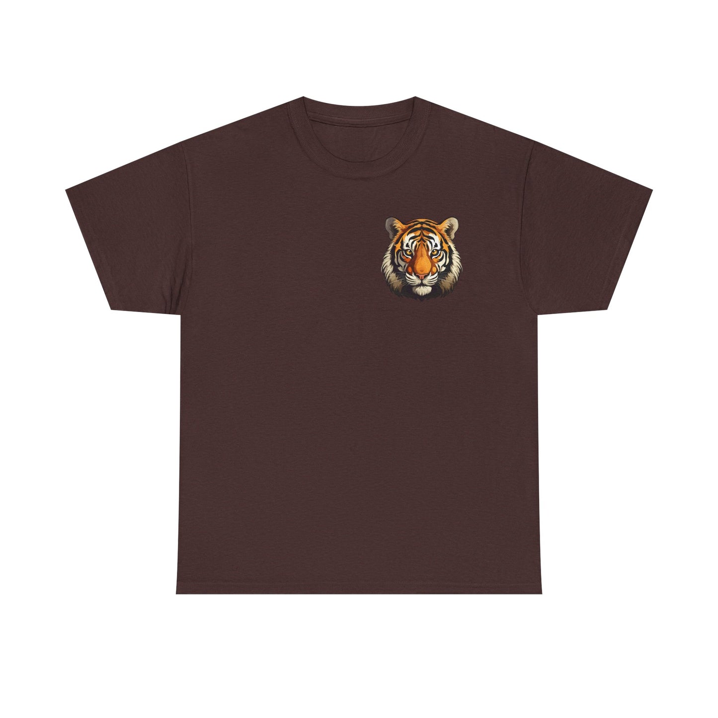 Fierce Tiger Graphic Tee, Unisex Cotton T-Shirt, Animal Lover Shirt, Wildlife Tee, Nature Enthusiast Gift
