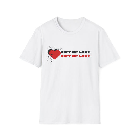 Gift of Love Unisex T-Shirt, Romantic Tee, Couples Gift, Valentine's Day Shirt, Everyday Wear, Casual Love Tee
