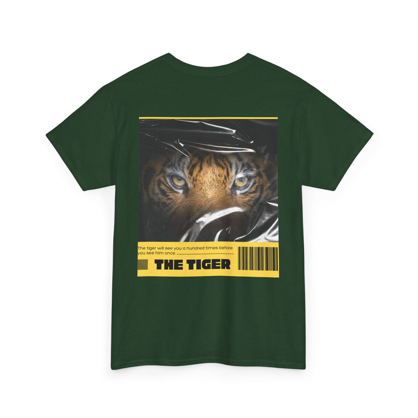 Fierce Tiger Graphic Tee, Unisex Cotton T-Shirt, Animal Lover Shirt, Wildlife Tee, Nature Enthusiast Gift