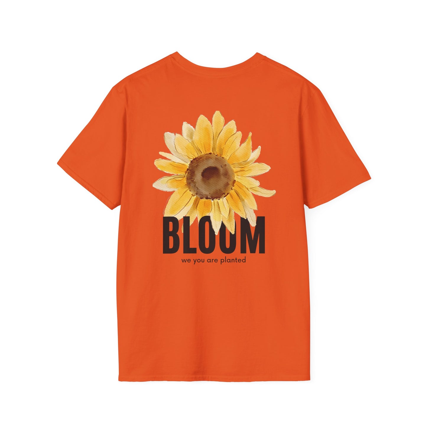 Sunflower Bloom Unisex T-Shirt | Positive Vibes Apparel | Gift for Flower Lovers | Spring Style | Botanical Tee, Inspirational Shirt