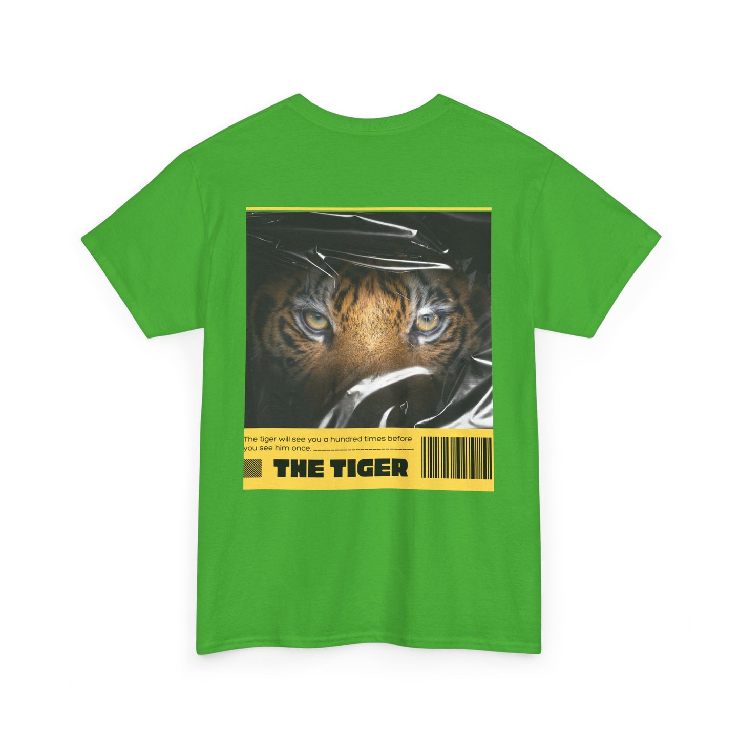 Fierce Tiger Graphic Tee, Unisex Cotton T-Shirt, Animal Lover Shirt, Wildlife Tee, Nature Enthusiast Gift