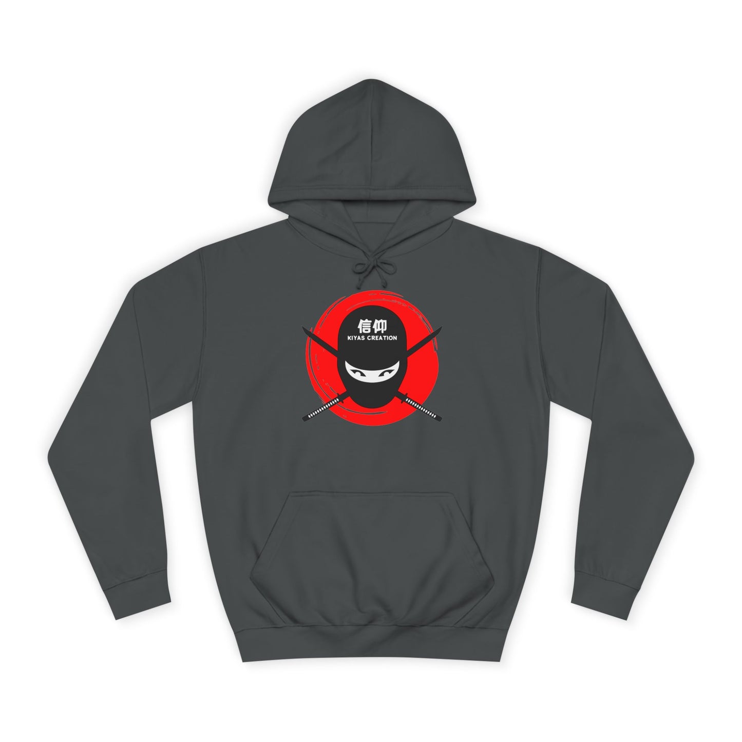 Ninja Spirit Unisex College Hoodie | Stylish Casual Wear, Gift for Students, Cozy Hoodie, College Fashion, Unique Graphic Sweatshirt