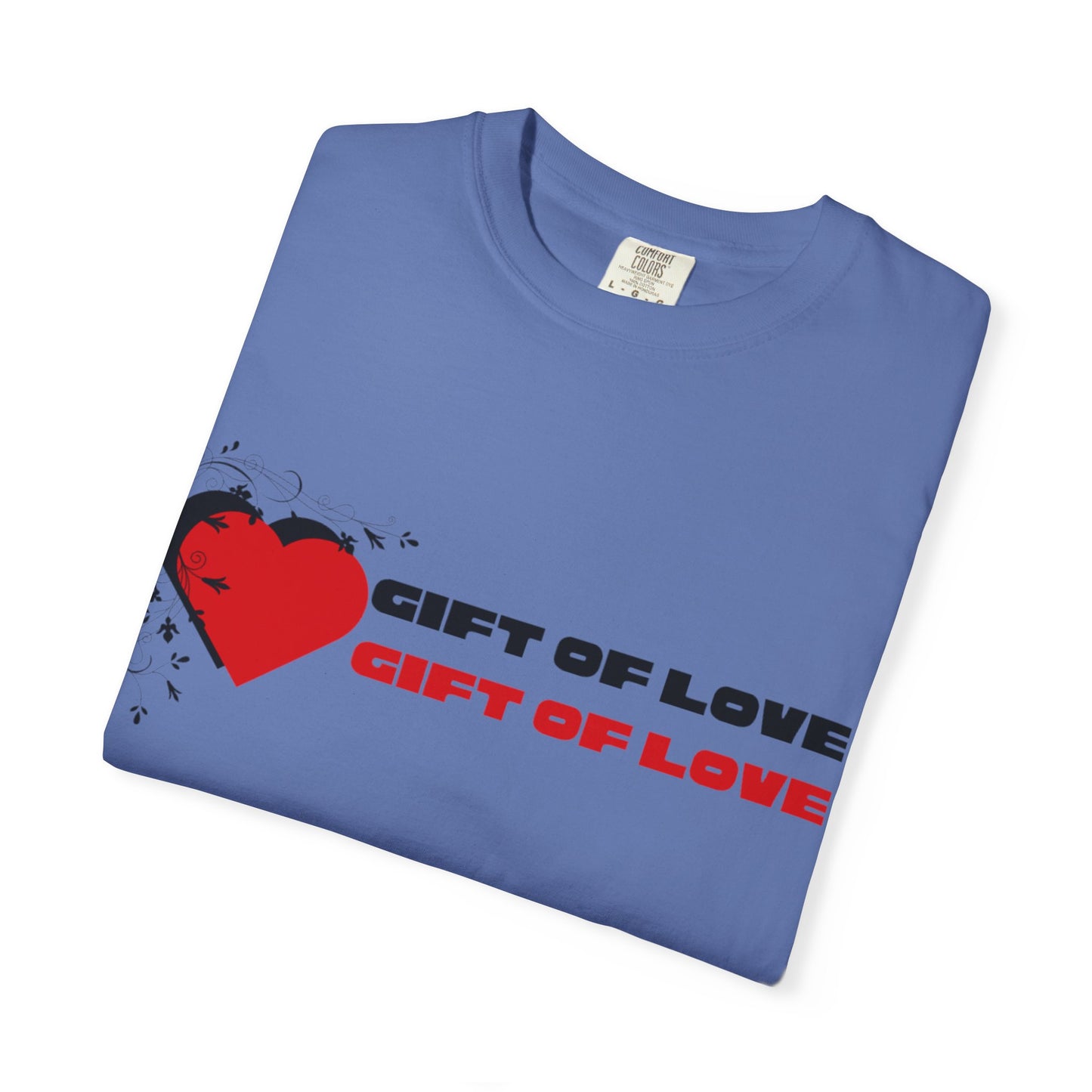Unisex Gift of Love T-Shirt, Casual Love Tee, Heart Graphic Shirt, Valentine's Day Gift, Anniversary Apparel, Heart Print Top