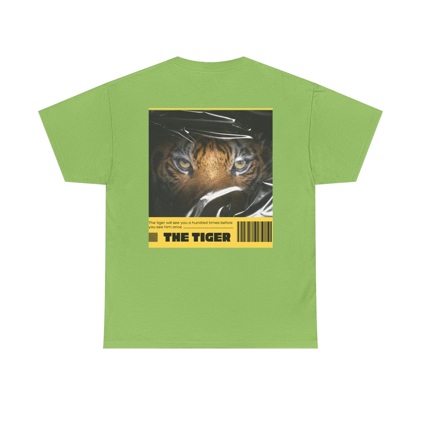 Fierce Tiger Graphic Tee, Unisex Cotton T-Shirt, Animal Lover Shirt, Wildlife Tee, Nature Enthusiast Gift