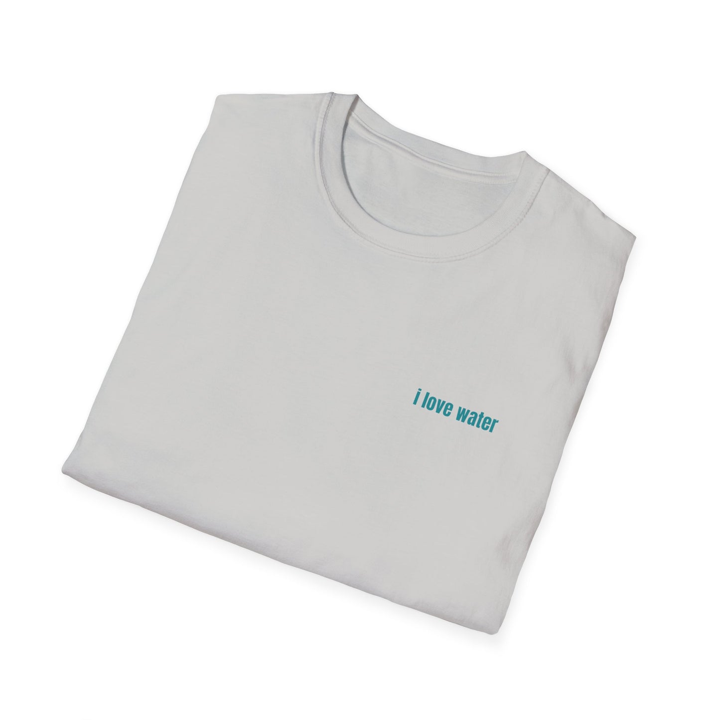 Water Wave Unisex Softstyle T-Shirt | Eco-Friendly, Casual Wear, Gift for Water Lovers, Summer Style, Nature Tees