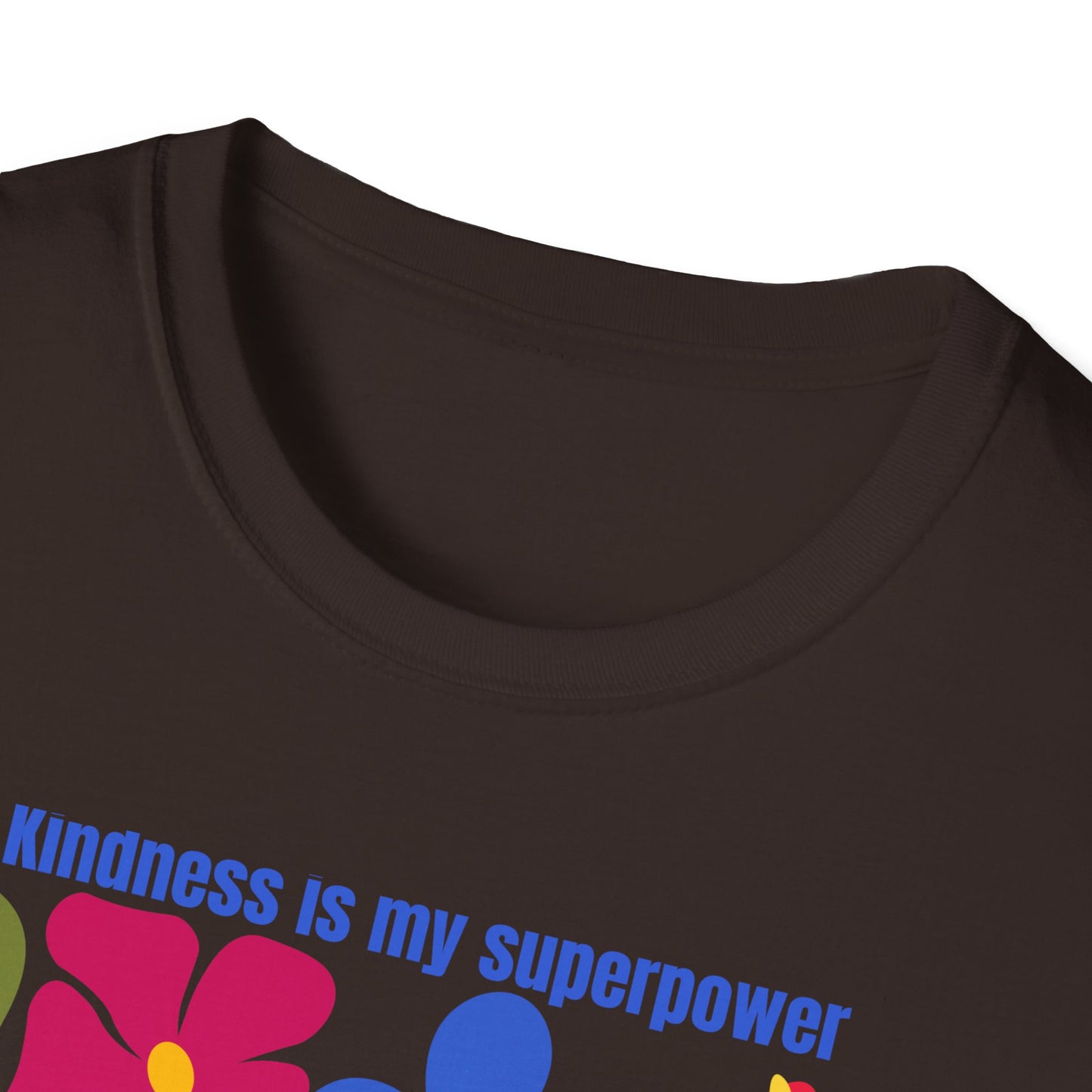 Colorful Kindness Is My Superpower T-Shirt - Floral Graphic Tee, Gift for Friends, Positive Vibes Apparel, Casual Summer Top, Art [...]