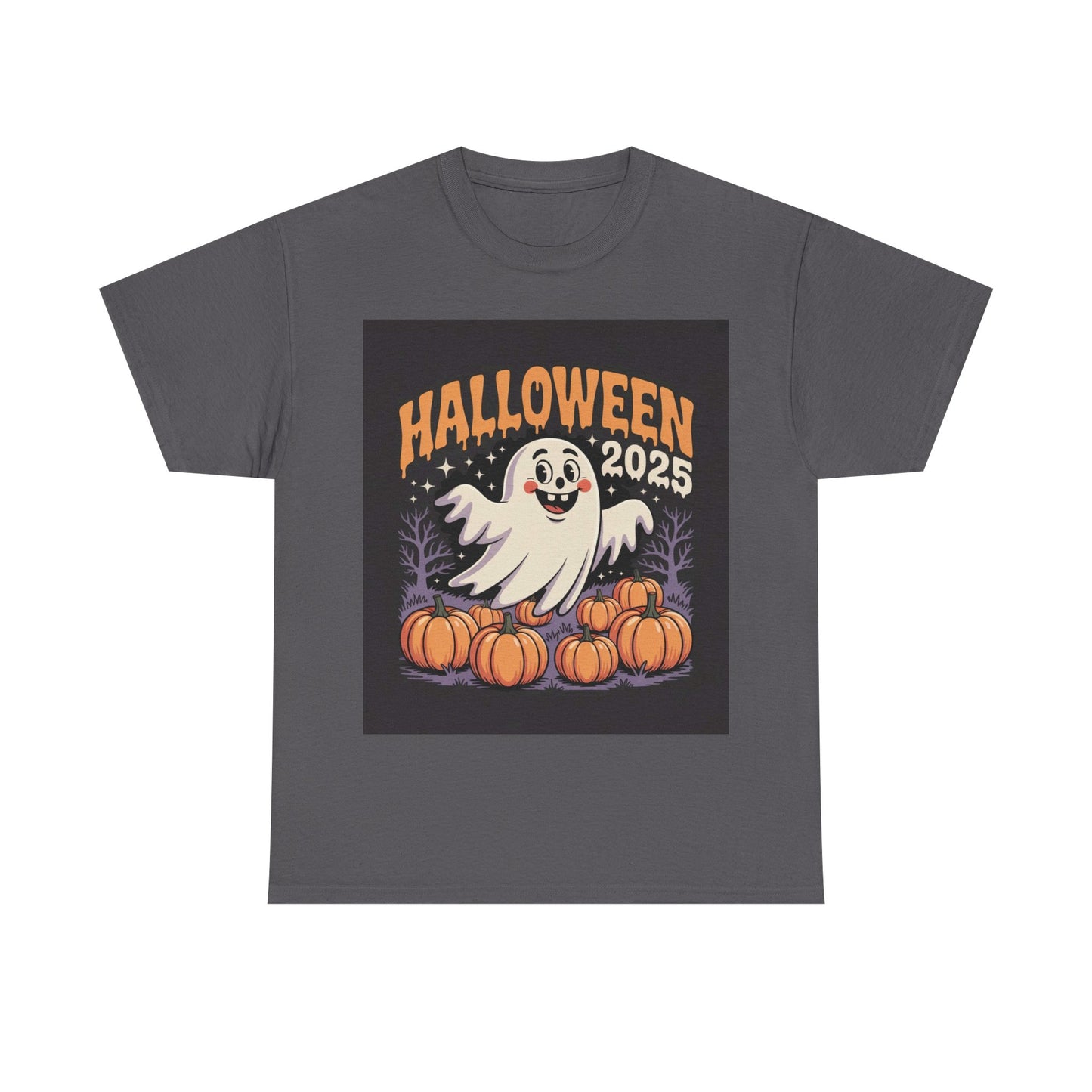 Halloween Ghost Unisex Tee - Celebrate with Style, Perfect for Parties, Fall Festivities, and Carving Pumpkins