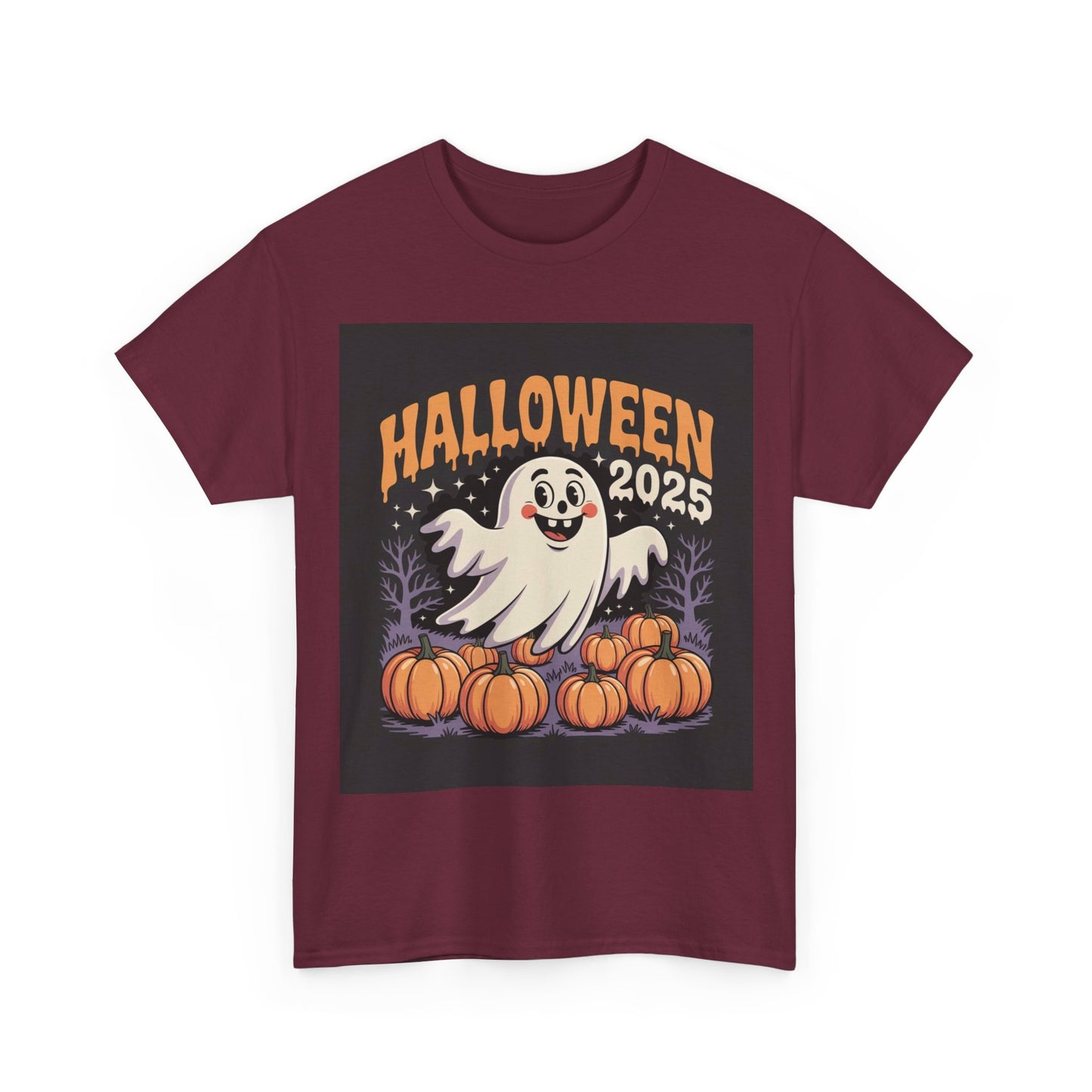 Halloween Ghost Unisex Tee - Celebrate with Style, Perfect for Parties, Fall Festivities, and Carving Pumpkins