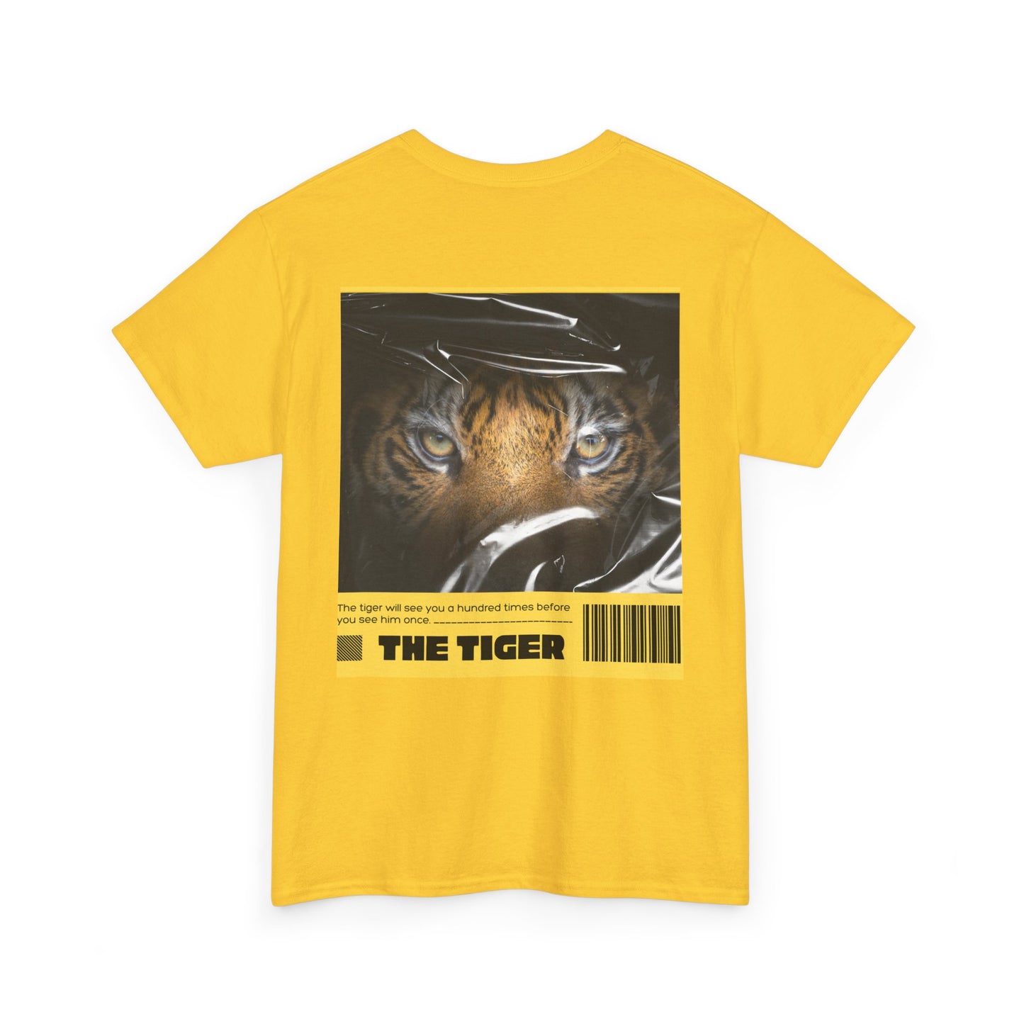 Fierce Tiger Graphic Tee, Unisex Cotton T-Shirt, Animal Lover Shirt, Wildlife Tee, Nature Enthusiast Gift