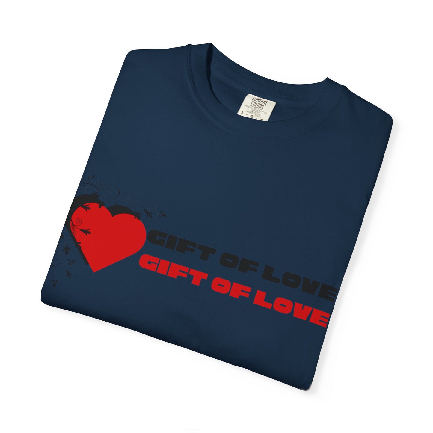 Unisex Gift of Love T-Shirt, Casual Love Tee, Heart Graphic Shirt, Valentine's Day Gift, Anniversary Apparel, Heart Print Top