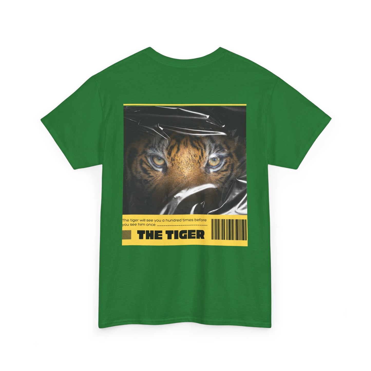 Fierce Tiger Graphic Tee, Unisex Cotton T-Shirt, Animal Lover Shirt, Wildlife Tee, Nature Enthusiast Gift