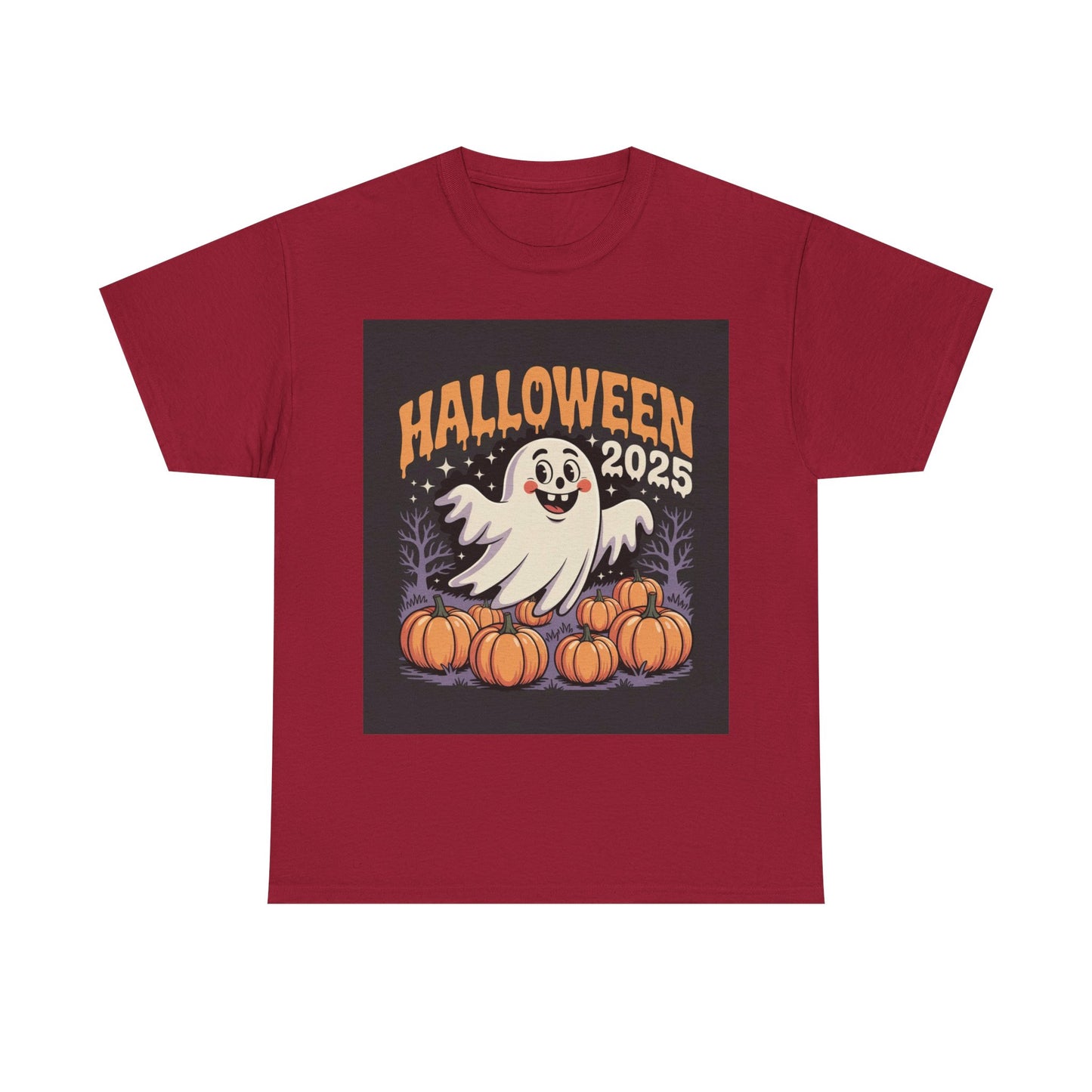Halloween Ghost Unisex Tee - Celebrate with Style, Perfect for Parties, Fall Festivities, and Carving Pumpkins
