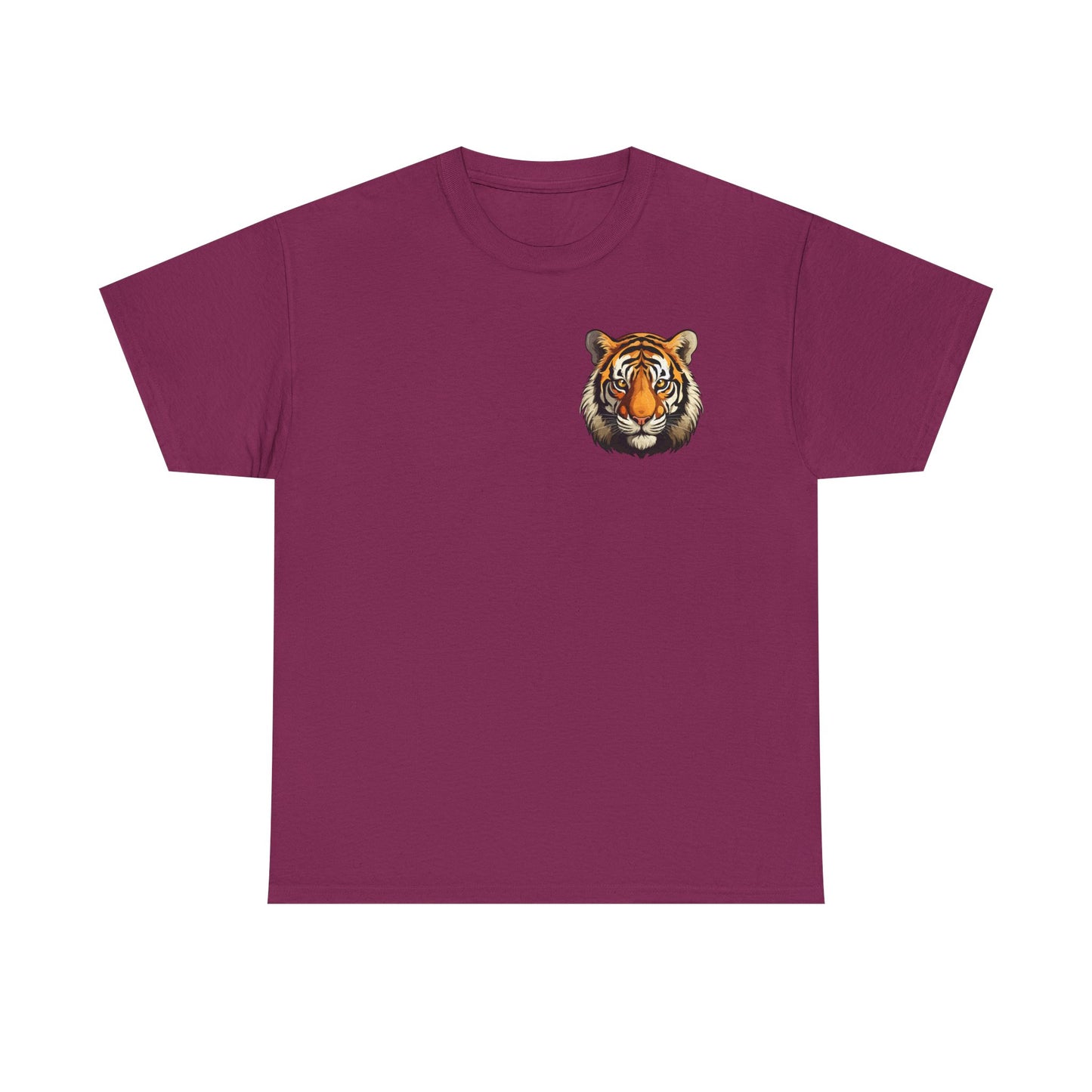 Fierce Tiger Graphic Tee, Unisex Cotton T-Shirt, Animal Lover Shirt, Wildlife Tee, Nature Enthusiast Gift