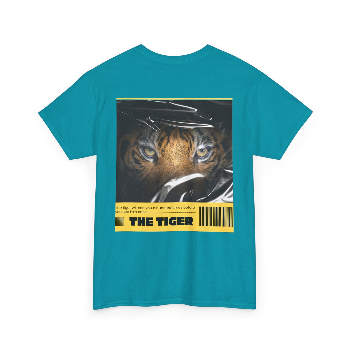 Fierce Tiger Graphic Tee, Unisex Cotton T-Shirt, Animal Lover Shirt, Wildlife Tee, Nature Enthusiast Gift