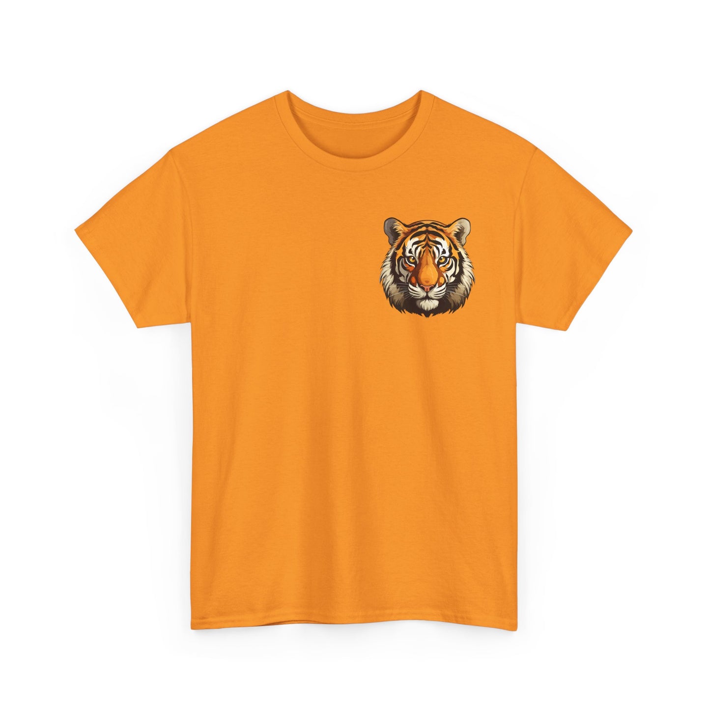 Fierce Tiger Graphic Tee, Unisex Cotton T-Shirt, Animal Lover Shirt, Wildlife Tee, Nature Enthusiast Gift
