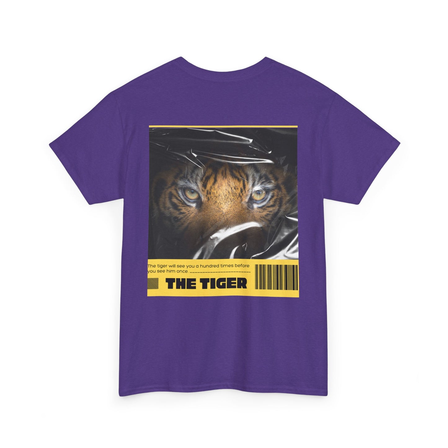 Fierce Tiger Graphic Tee, Unisex Cotton T-Shirt, Animal Lover Shirt, Wildlife Tee, Nature Enthusiast Gift
