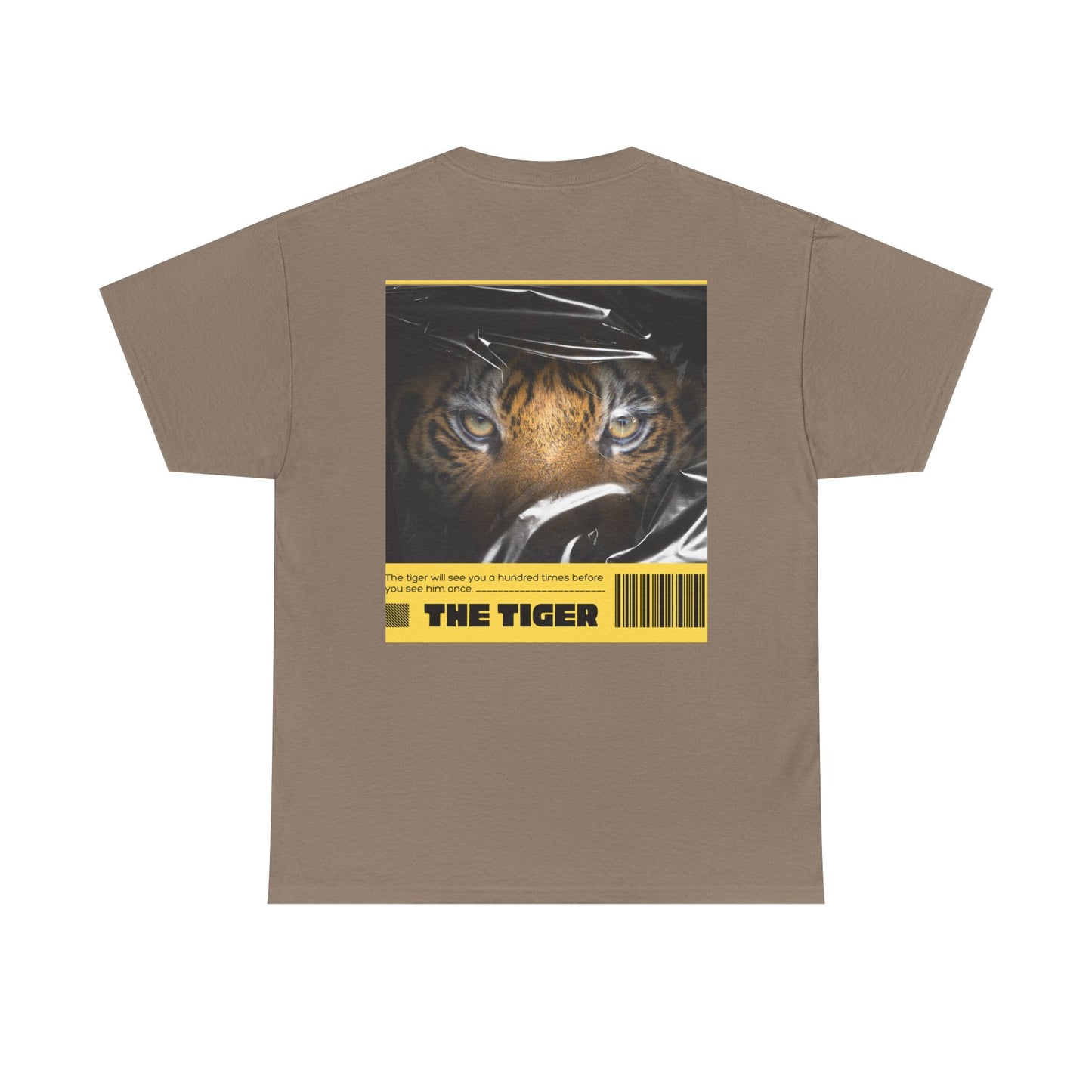 Fierce Tiger Graphic Tee, Unisex Cotton T-Shirt, Animal Lover Shirt, Wildlife Tee, Nature Enthusiast Gift