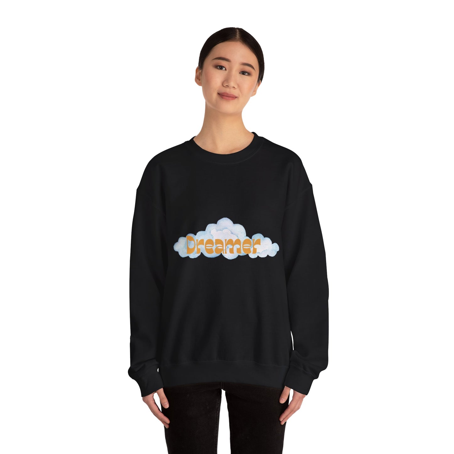 Dreamer Crewneck Sweatshirt | Cozy Relaxation | Gift for Dreamers | Fall/Winter Style | Inspirational Fashion